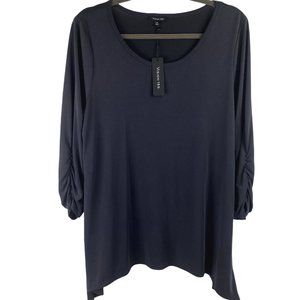 Vision 155 Black Sheer Blouse; XL